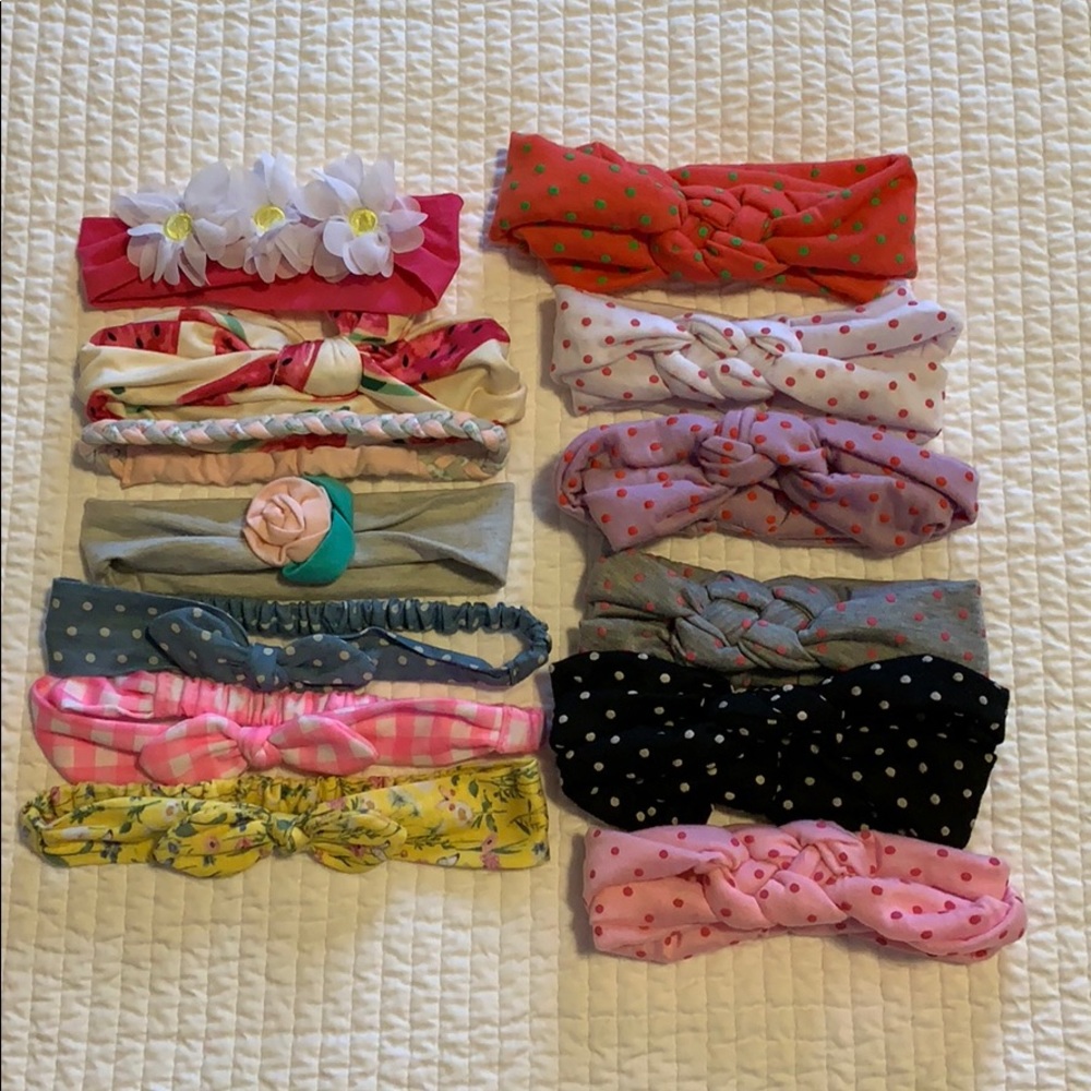 Lot. Headbands. Newborn-6M